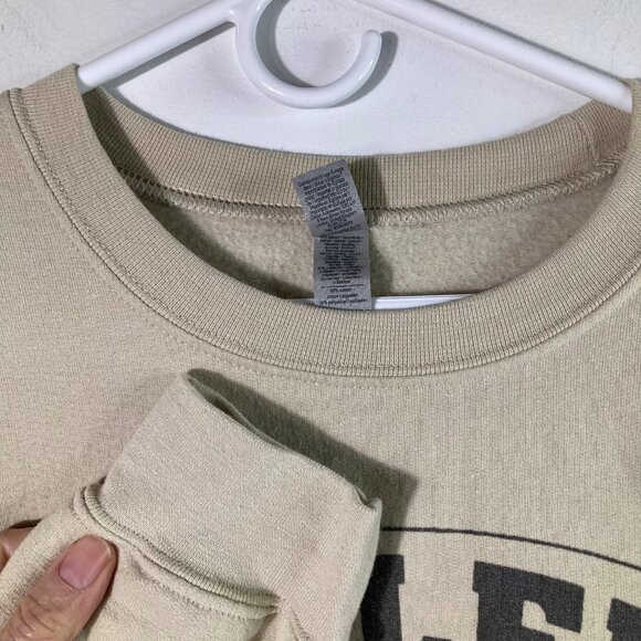 Gildan Tyler Childers Sweatshirt Feathered Indians House Fire Tan Cotton Polyest - Picture 3 of 10